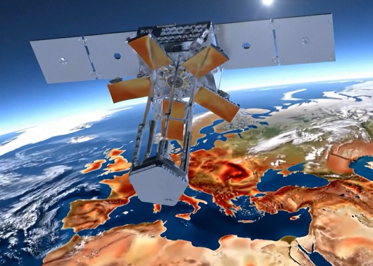 Công nghệ camera vệ tinh hồng ngoại tạo ra bản đồ nhiệt chi tiết của Trái đất.