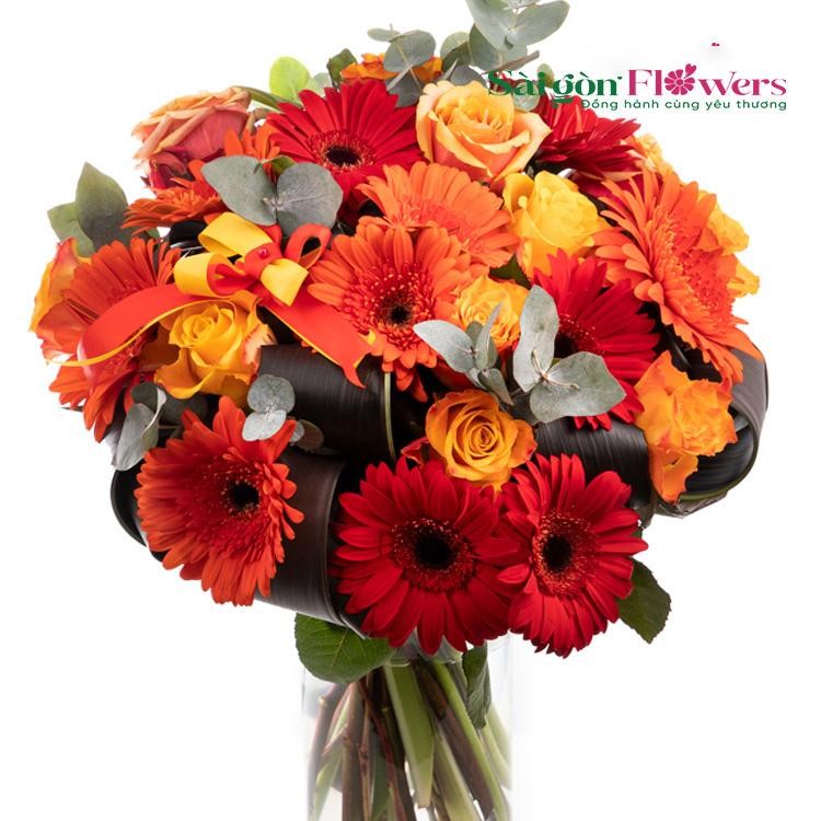 Thông thường người Việt sẽ chọn những bông hoa có màu sắc đỏ và có tên mang lại sự may mắn