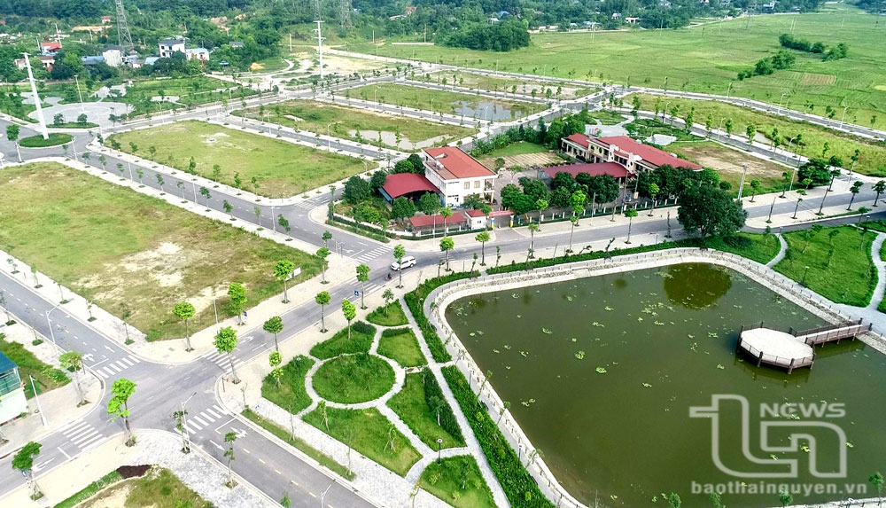 Dự án khu đô thị Cầu Trúc (phường Bách Quang, TP. Sông Công) được đầu tư hạ tầng kỹ thuật đồng bộ, hiện đại.