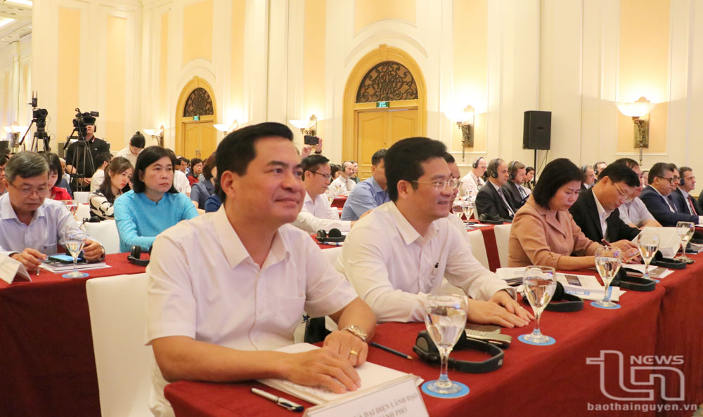 Đồng chí Phó Chủ tịch UBND tỉnh Thái Nguyên Lê Quang Tiến dự buổi công bố.
