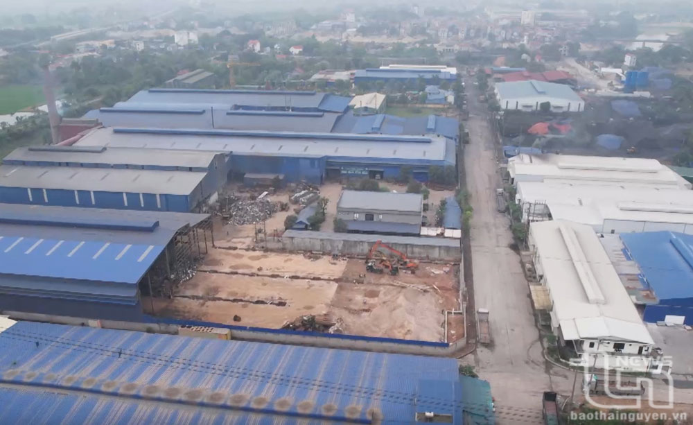 Cụm công nghiệp số 3 cảng Đa Phúc (TP. Phổ Yên) hiện cơ bản được lấp đầy.