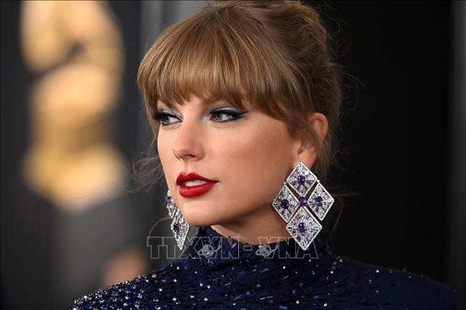 Nữ ca sĩ Taylor Swift. Ảnh: AFP/TTXVN