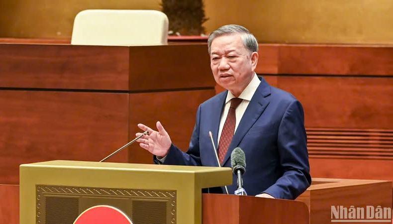 Tổng Bí thư Tô Lâm phát biểu chỉ đạo Hội nghị. Ảnh: nhandan.vn