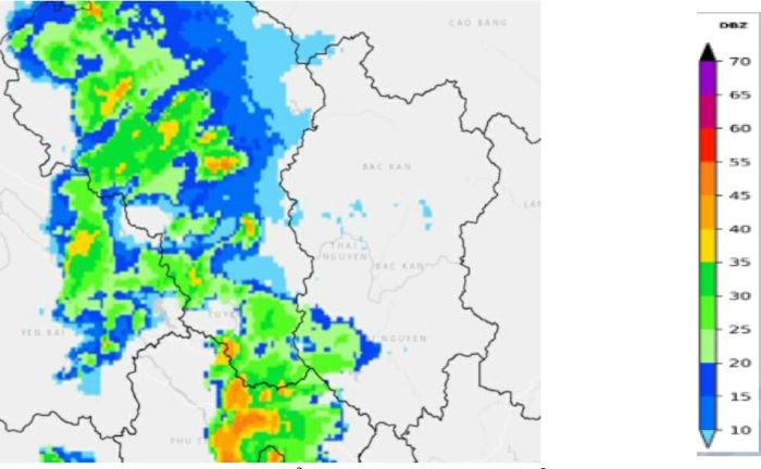 Thái Nguyên: Cảnh báo dông, lốc, sét, mưa đá và mưa lớn cục bộ