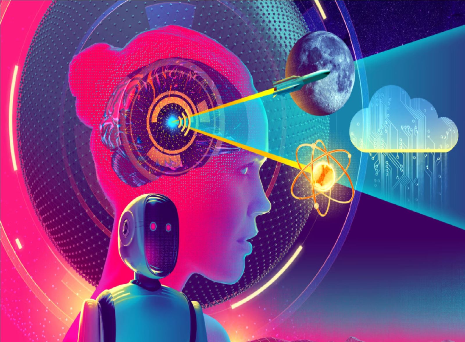 Điều khiển thiết bị bằng suy nghĩ thay thế bàn phím. Ảnh minh họa: WSJ