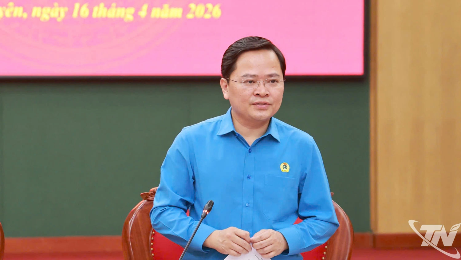 Đồng chí Chủ tịch Tổng LĐLĐ Việt Nam Nguyễn Anh Tuấn