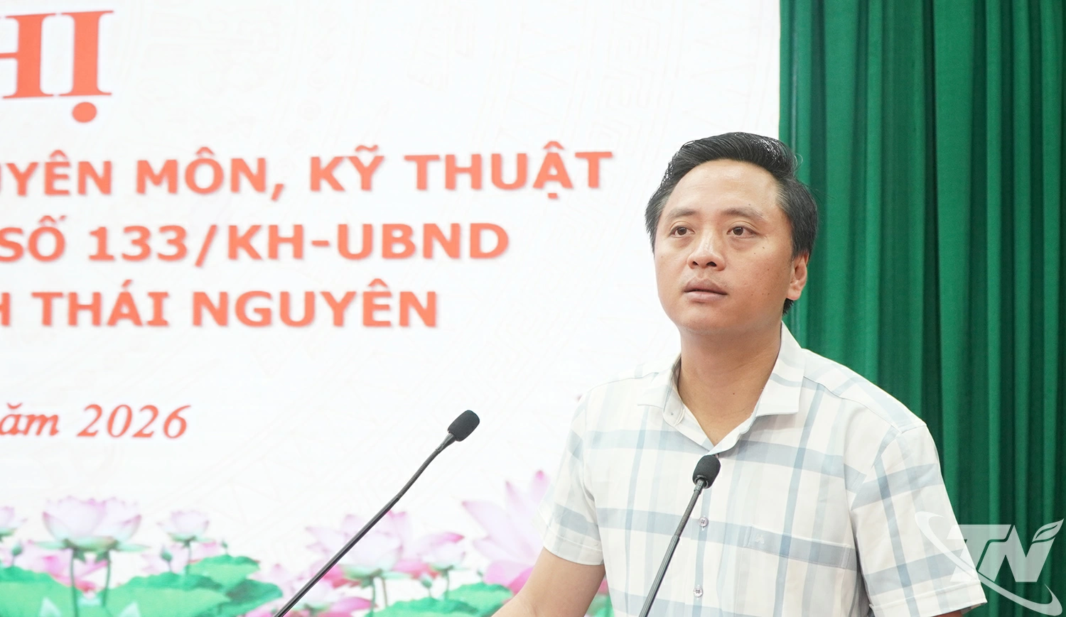 Lãnh đạo Sở Nông nghiệp và Môi trường phát biểu tại Hội nghị.