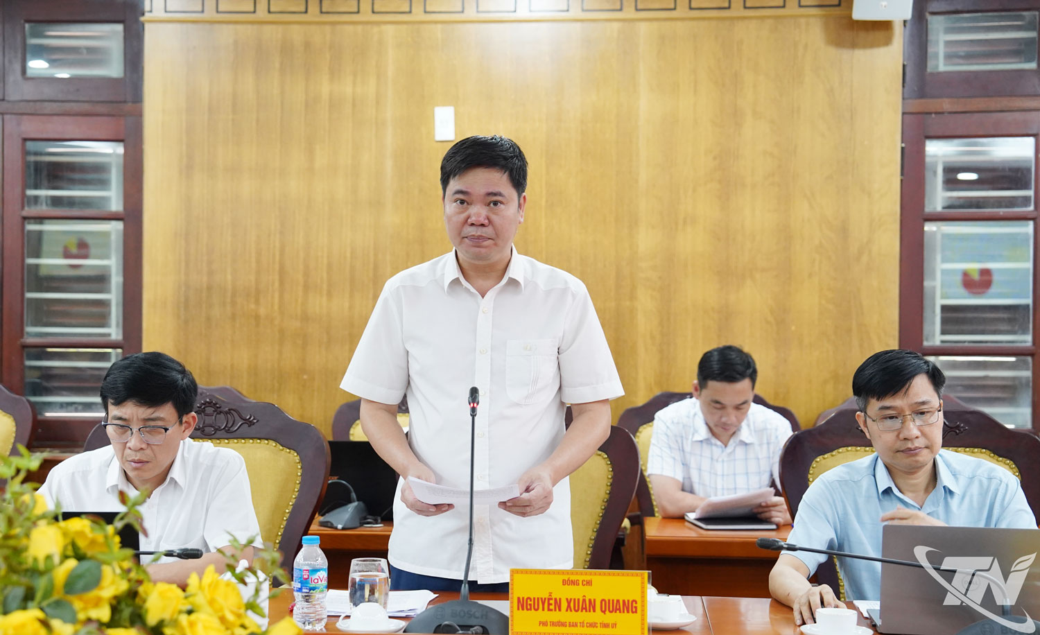 Đại biểu phát biểu tại Hội nghị.