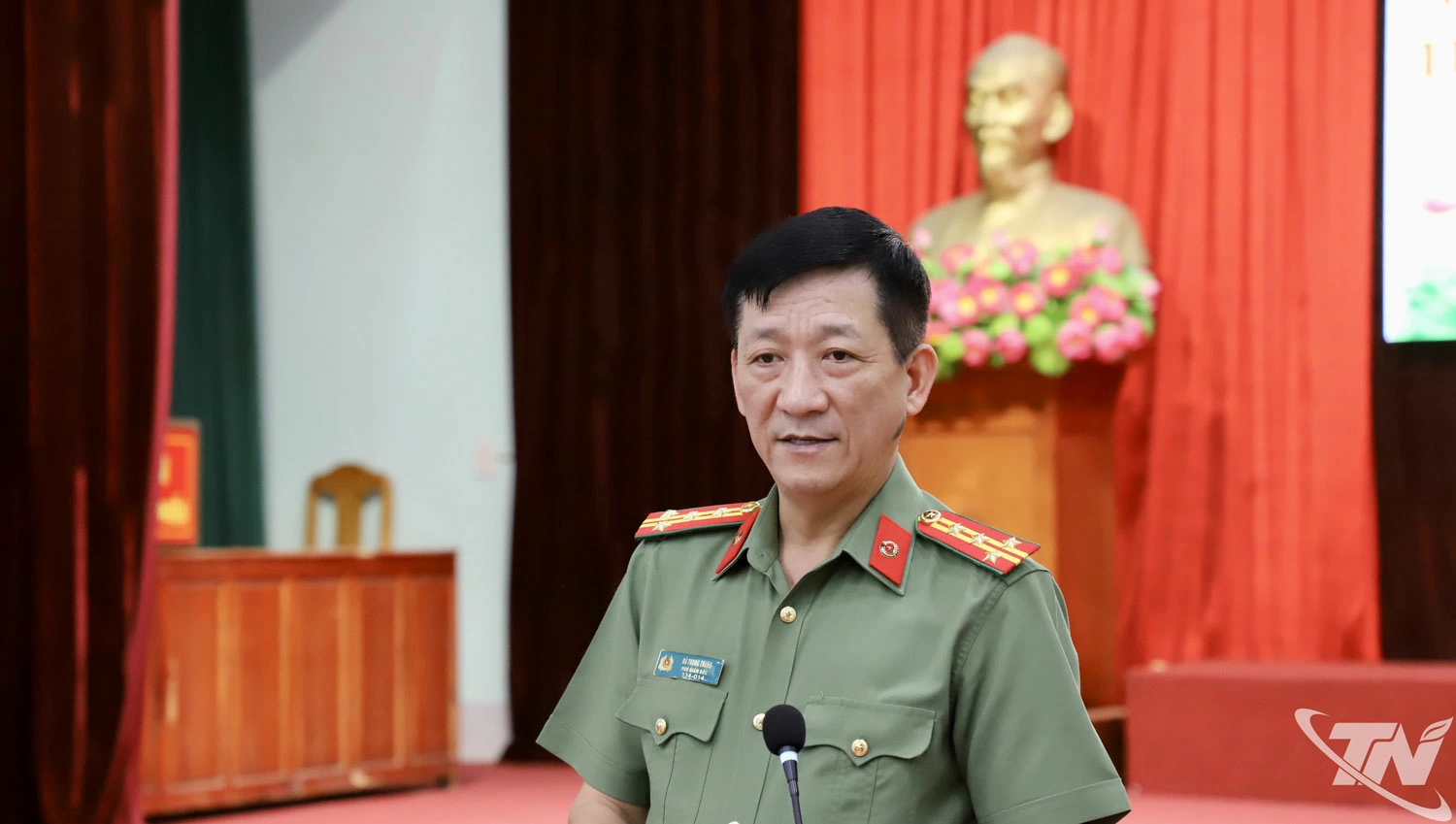 Đại tá Hà Trọng Trung kết luận tại Hội nghị