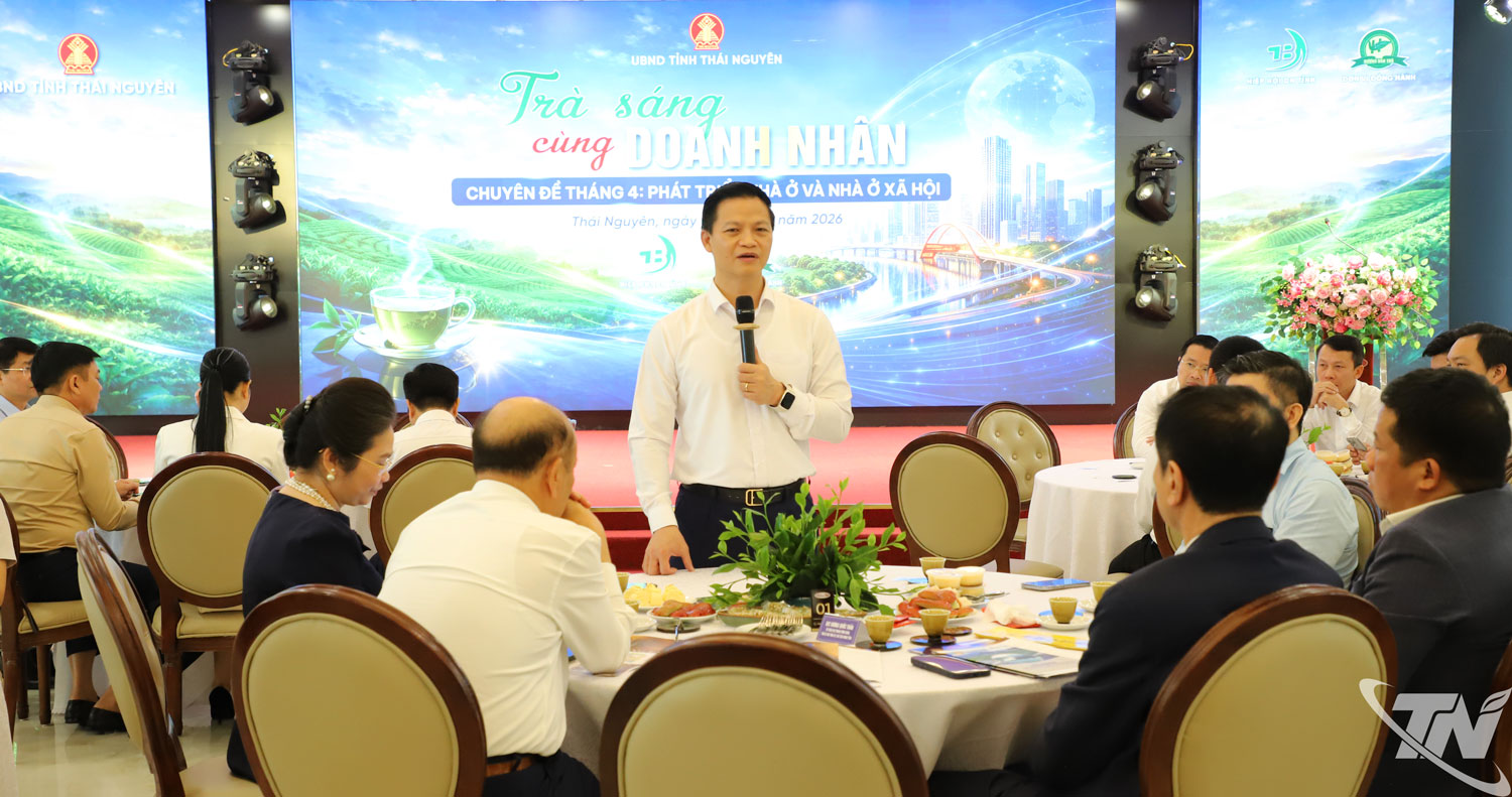 Đồng chí Vương Quốc Tuấn, Chủ tịch UBND tỉnh cam kết tỉnh Thái Nguyên sẽ tạo điều kiện tốt nhất cho các nhà đầu tư.