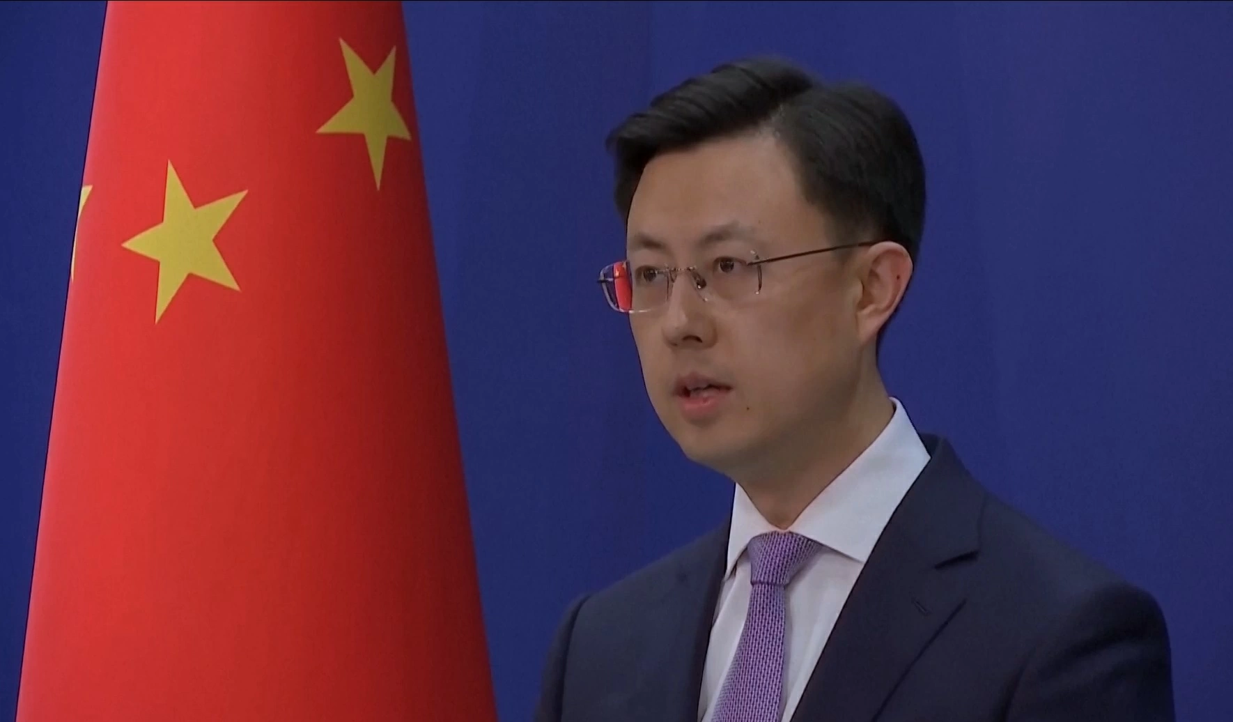 Người phát ngôn Bộ Ngoại giao Trung Quốc Quách Gia Khôn.