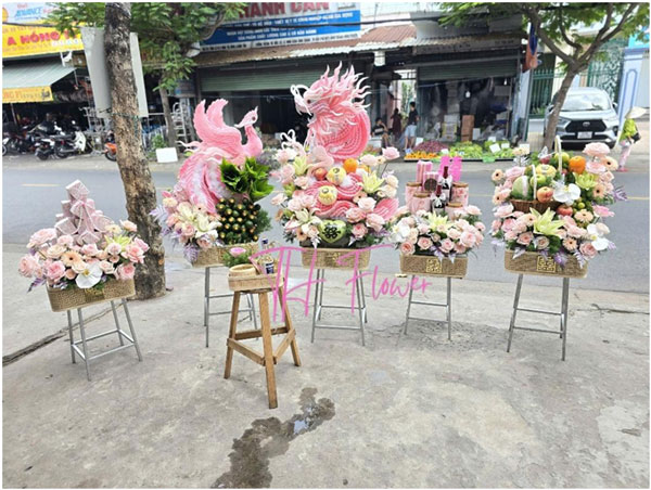 5 mâm rồng phụng.