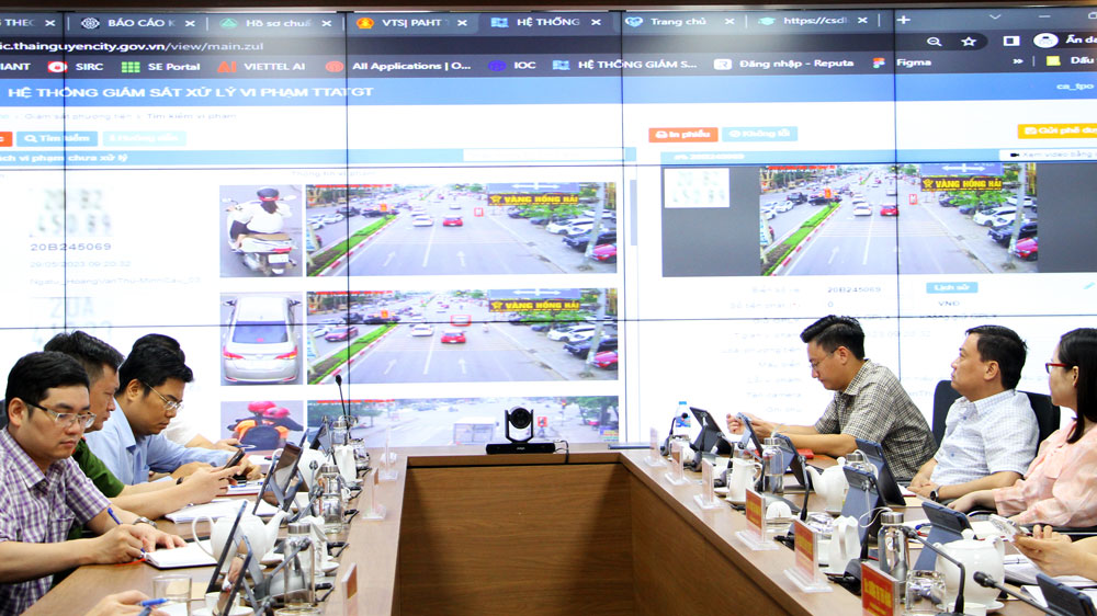 TP. Thái Nguyên đã hoàn thiện, đưa vào sử dụng hệ thống camera giám sát trật tự an toàn đô thị trên địa bàn.