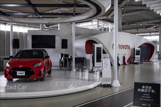 Một phòng trưng bày ô tô Toyota ở Tokyo, Nhật Bản. Ảnh tư liệu: AFP/TTXVN
