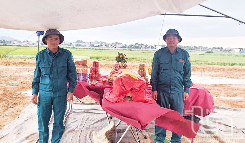 Theo nguyện vọng của gia đình, hài cốt Liệt sĩ Lê Văn Thư sẽ được đưa về an táng tại Nghĩa trang Liệt sĩ TP. Phổ Yên.