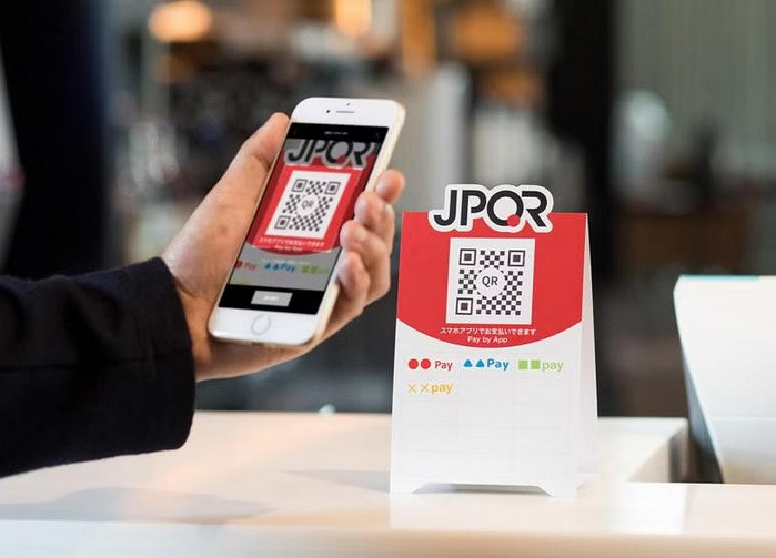Hệ thống thanh toán JPQR của Nhật Bản. Ảnh: Hiệp hội thanh toán Nhật Bản