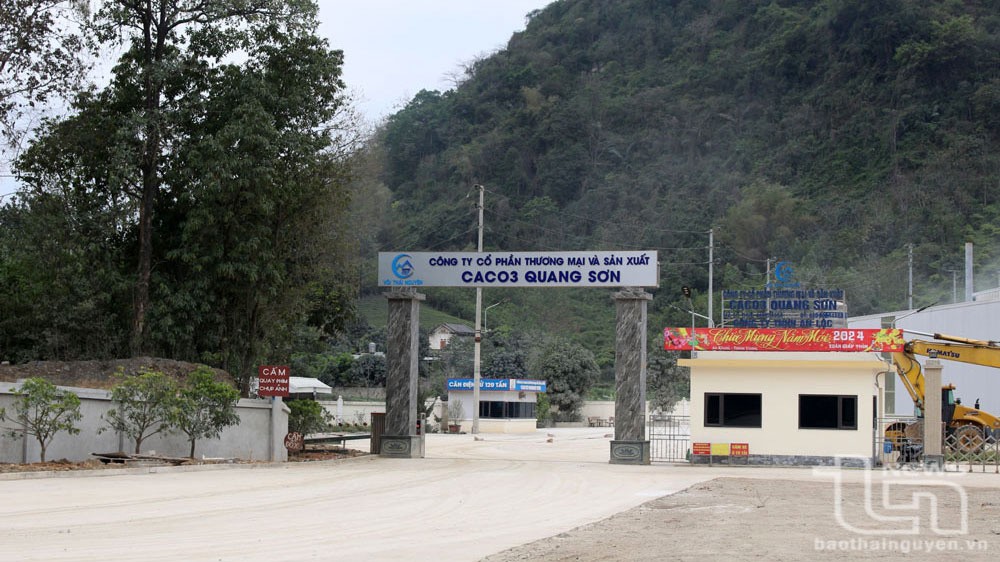 Quang Son 1 Industrial Cluster (Zone A) investor is Quang Son CACO3 Trading and Production Joint Stock Company, headquartered in Dong Hy District.