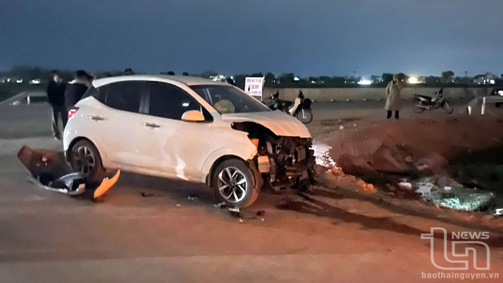 Một vụ tai nạn giao thông tại dự án đường đang thi công trên địa bàn tỉnh.