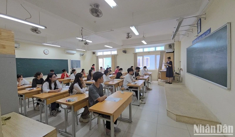 Trong giờ học (Ảnh minh họa)