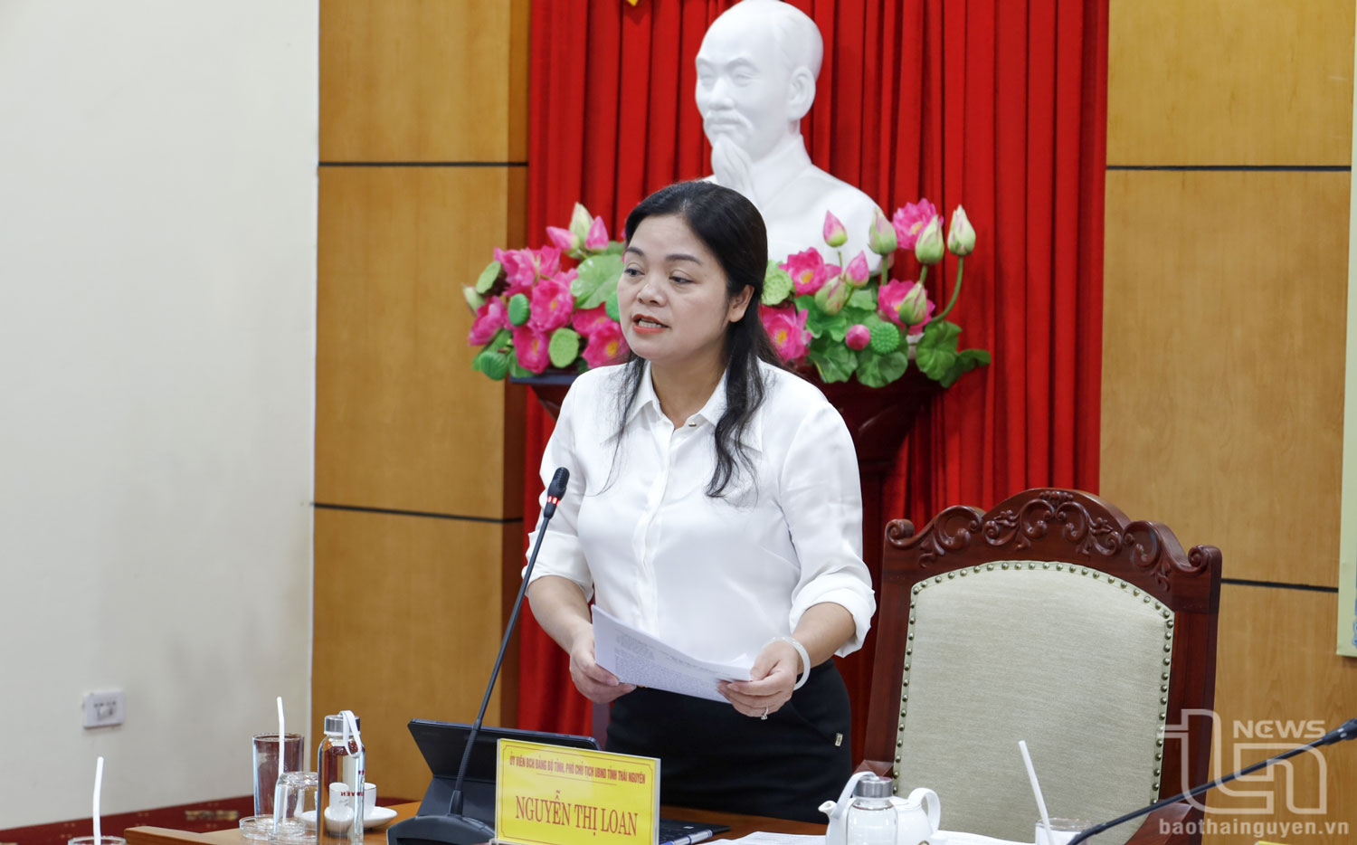 Đồng chí Nguyễn Thị Loan, Phó Chủ tịch UBND tỉnh