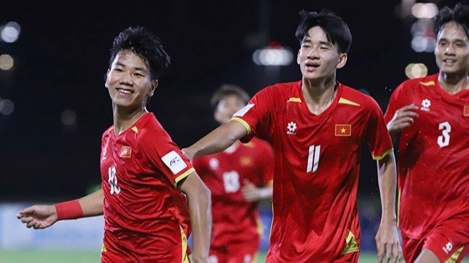 U17 Việt Nam lần đầu tiên dự U17 World Cup trong lịch sử. Ảnh: VFF