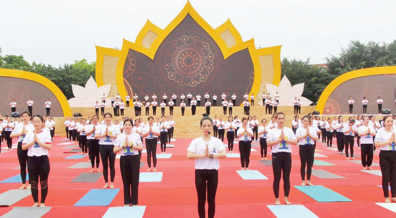 Ngày hội Yoga quốc tế và giao lưu văn hóa Ấn Độ năm 2025, do Ủy ban nhân dân tỉnh Lạng Sơn phối hợp Đại sứ quán Ấn Độ tại Việt Nam tổ chức.