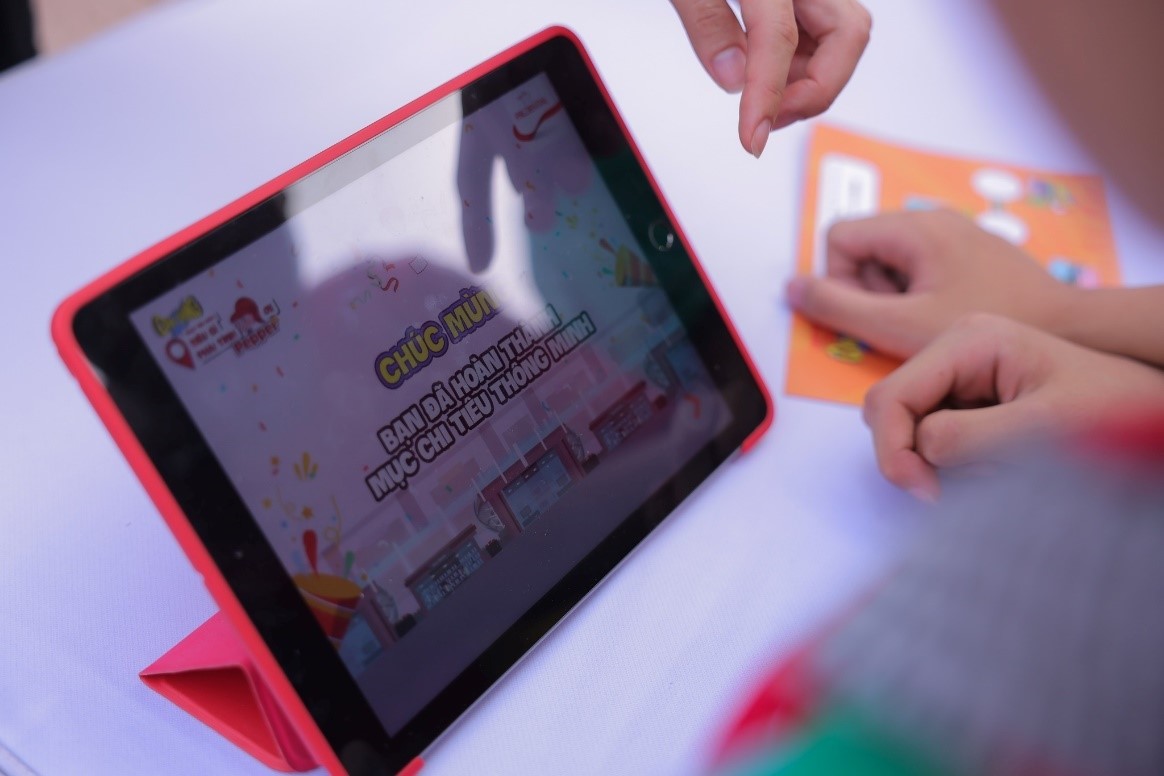 Bên cạnh video, tranh, ảnh, sách,… năm 2023, dự án còn phát triển trò chơi Cha-Ching Money Adventure Game, giúp trẻ học về tài chính một cách sinh động và gần gũi