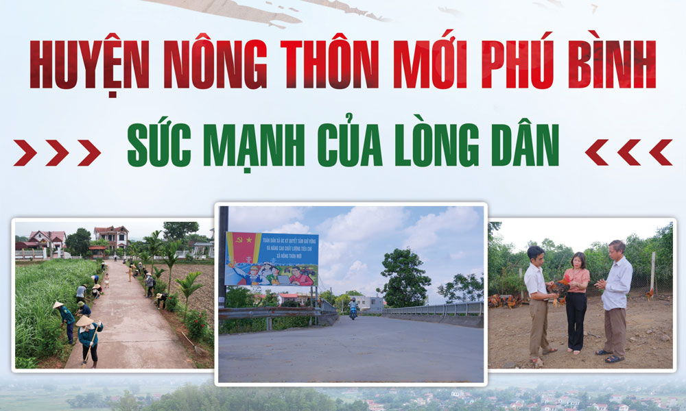 Huyện nông thôn mới Phú Bình - Sức mạnh của lòng dân