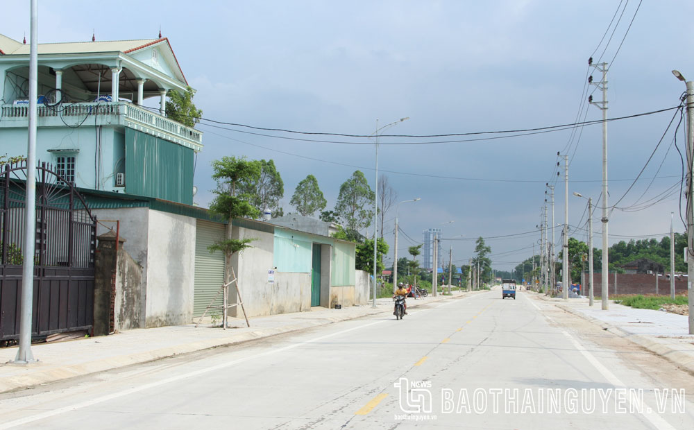 Công trình nâng cấp đường Khu dân cư Đồng Bẩm (phường Đồng Bẩm) vừa hoàn thành đầu năm 2023.