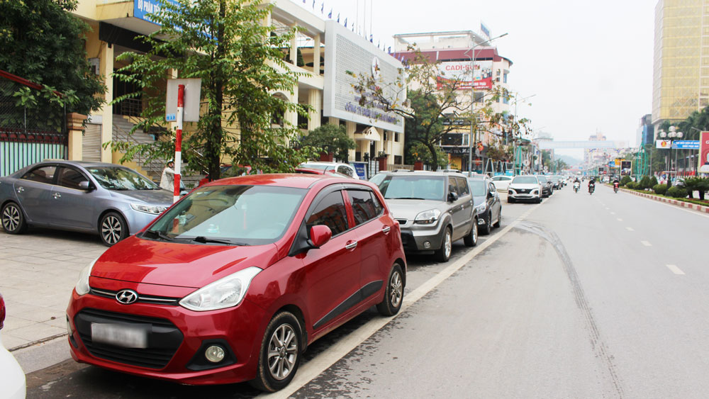 Hiện nay, TP. Thái Nguyên đang áp dụng cho đỗ xe dưới lòng đường tại 23 tuyến đường đủ điều kiện.