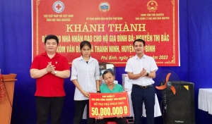 Phú Bình: Khánh thành nhà nhân đạo tặng hộ nghèo