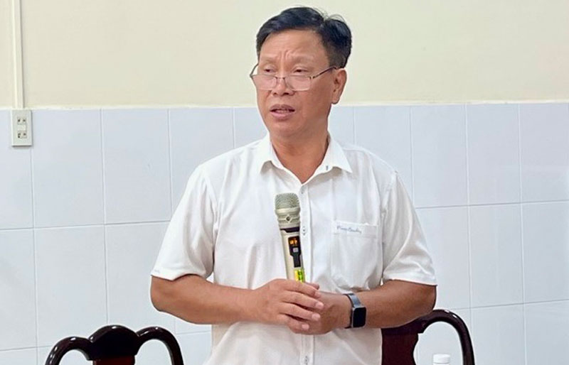 BS. Nguyễn Ngọc Quý, Phó Trưởng Khoa HIV, Trung tâm Kiểm soát bệnh tật tỉnh Đồng Tháp cho biết, tại Đồng Tháp tỉ lệ nhiễm HIV theo nhóm tuổi tập trung khoảng gần 70% ở nhóm tuổi từ 25-49.Ảnh: Thùy Chi
