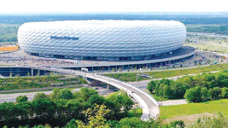 Sân vận động Allianz Arena, nơi diễn ra lễ khai mạc và trận mở màn EURO 2024.