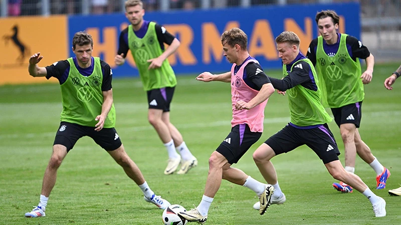 Đội tuyển Đức luyện tập chuẩn bị cho EURO 2024.