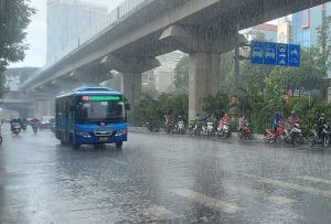 Mưa rất to, miền Bắc đề phòng úng ngập, sạt lở đất