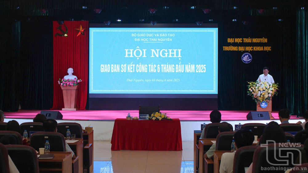 Các đại biểu dự Hội nghị giao ban sơ kết công tác 6 tháng đầu năm 2025.