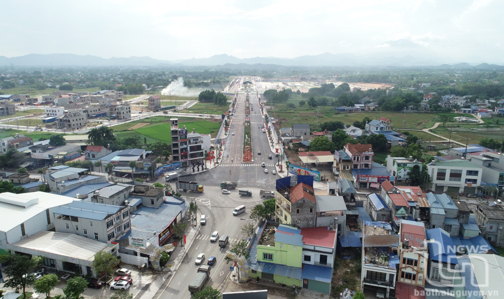 Hạ tầng đô thị TP. Phổ Yên được đầu tư ngày càng đồng bộ, hiện đại, đáp ứng yêu cầu phát triển trong tình hình mới.