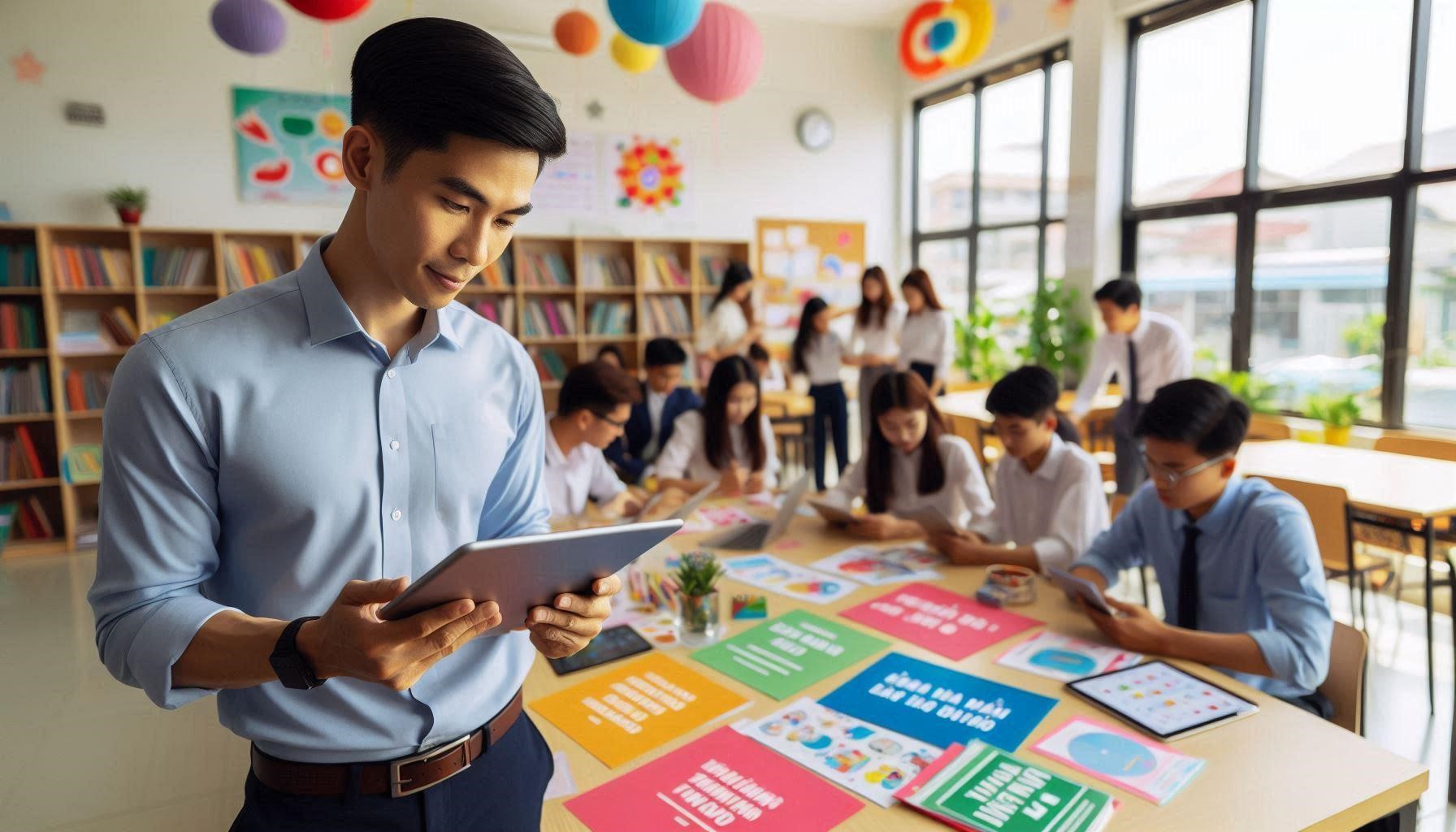  
Hình 2: Tham khảo nguồn tài liệu trong giảng dạy.