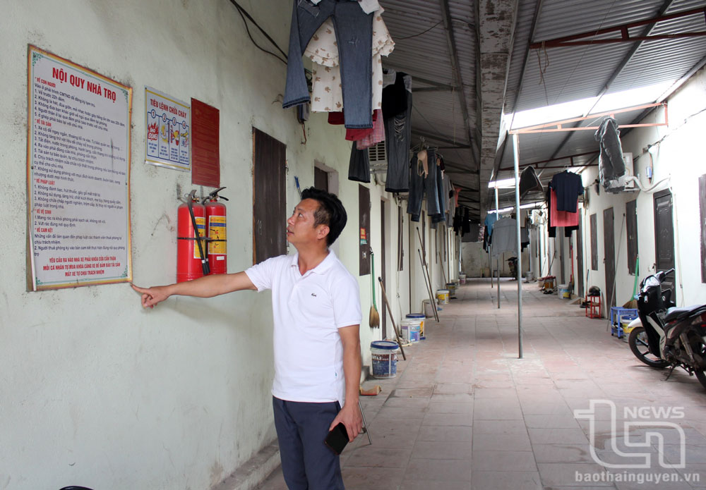 Các nhà trọ cơ bản đáp ứng yêu cầu về phòng cháy chữa cháy, an ninh trật tự, vệ sinh môi trường, nhằm thu hút khách thuê trọ.