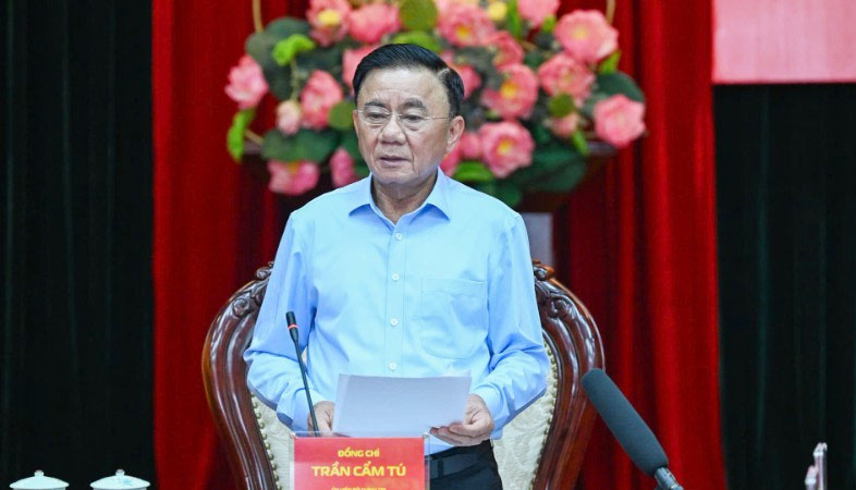 Đồng chí Trần Cẩm Tú, Ủy viên Bộ Chính trị, Thường trực Ban Bí thư.