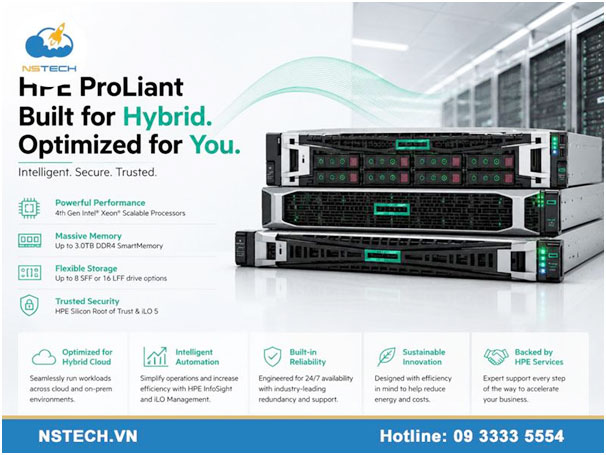 dòng máy chủ HPE chính hãng