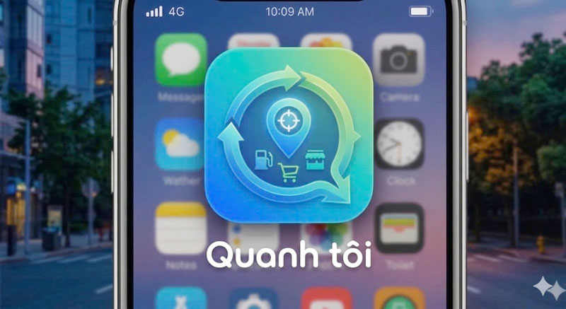 Ứng dụng “Quanh tôi” để giúp người dân dễ dàng tìm kiếm cửa hàng xăng dầu, tra cứu thông tin, gửi phản ánh và quản lý chi phí nhiên liệu.