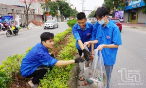 Hơn 500 đoàn viên, thanh niên tham gia tình nguyện vì môi trường 