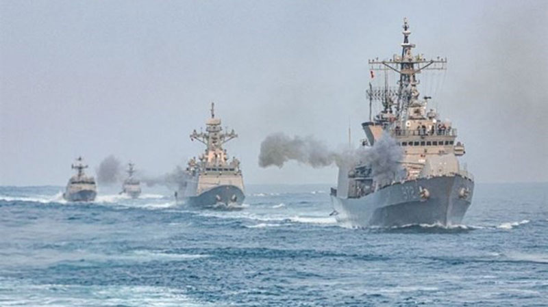 Các tàu chiến của Hải quân Hàn Quốc tham gia một cuộc tập trận. (Nguồn: Yonhap)