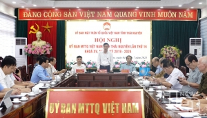 Lấy ý kiến vào các dự thảo văn kiện trình Đại hội Mặt trận Tổ quốc tỉnh