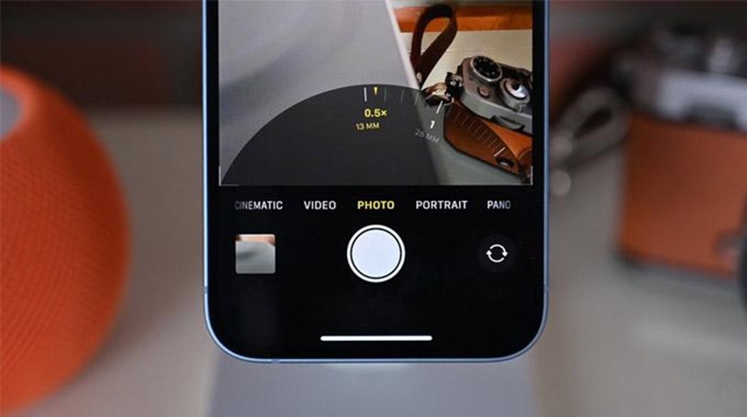 Vị trí chuyển sang camera góc rộng trên iPhone 11