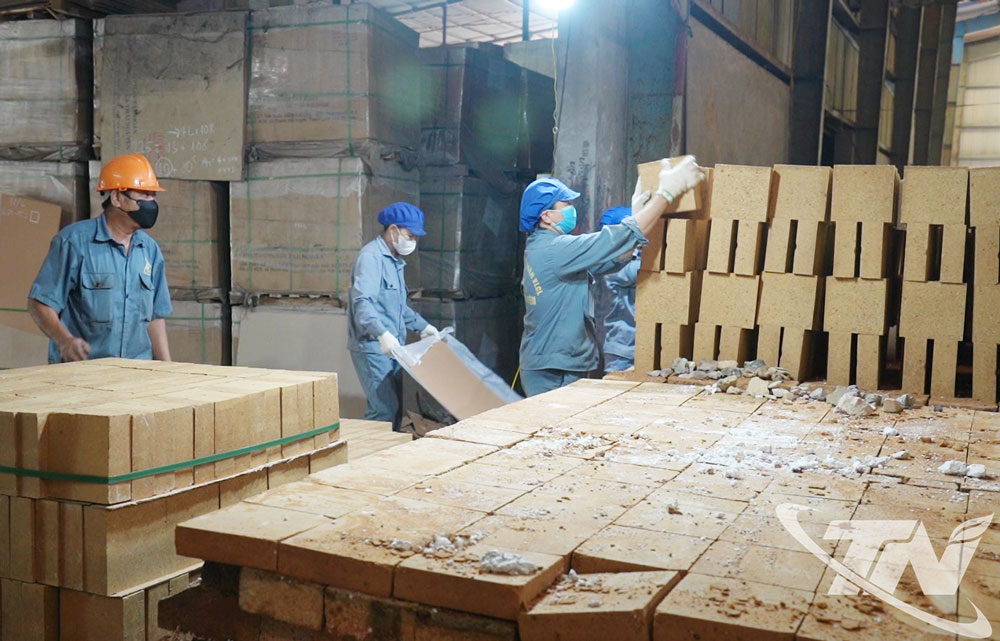 Sản phẩm Công ty Cổ phần Tập đoàn Vật liệu chịu lửa Thái Nguyên khẳng định thương hiệu trên thị trường