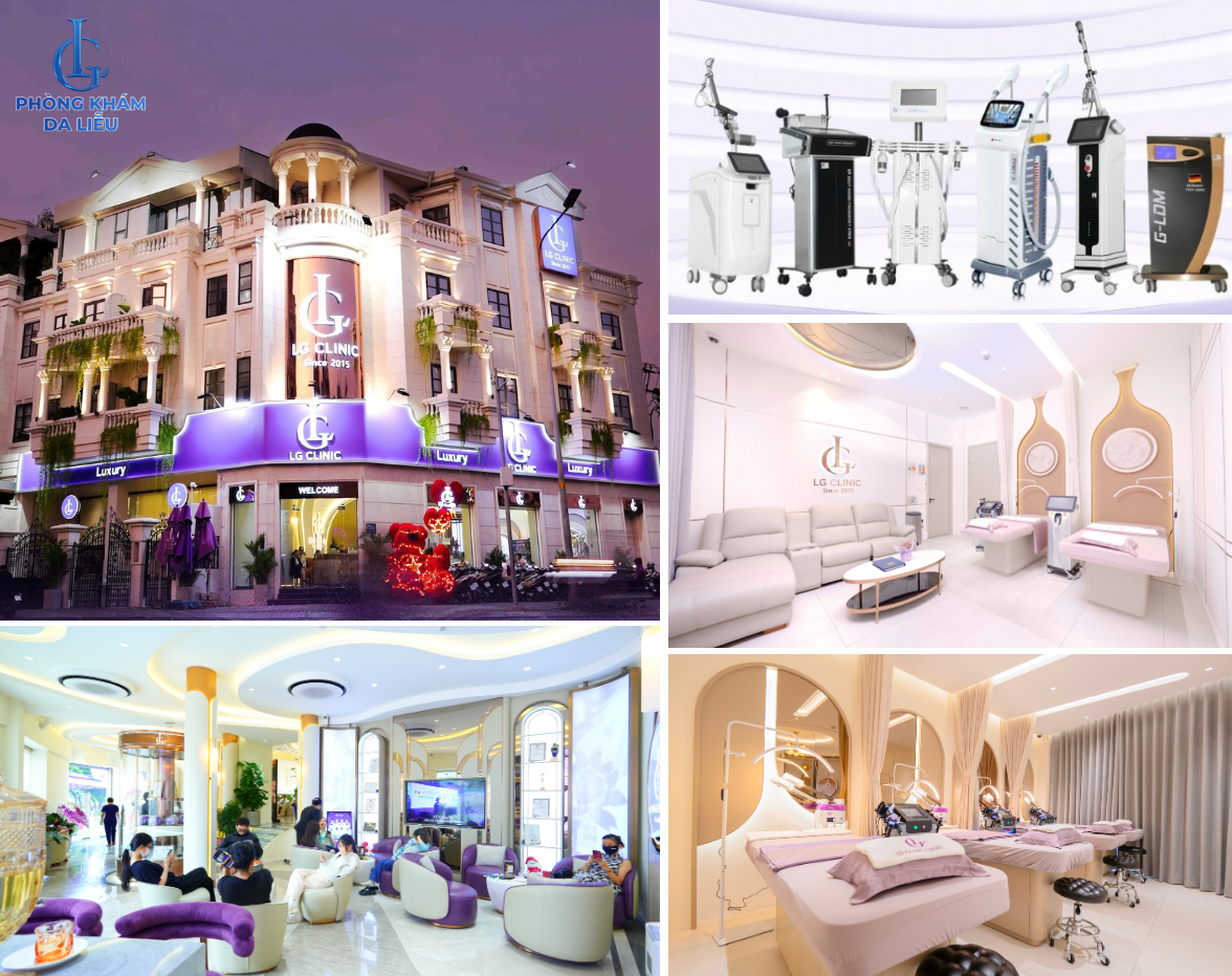 Phòng khám Da liễu LG đầu tư mạnh tay cơ sở vật chất từ bên ngoài đến từng phòng dịch vụ