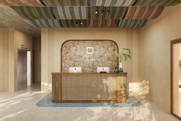 Vải dán tường được sử dụng trong đa dạng kiến trúc.
