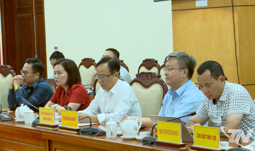 Các đại biểu dự Phiên họp tại điểm cầu Thái Nguyên.